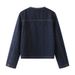 Denim Short Jacket For Women, Spring 2025 New Loose Shoulder Casual Top, Versatile And Fashionable Women's Clothing_ecoleips.com