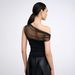 Cross-border Sexy Alluring Mesh See-through Off-shoulder Sleeveless Top For Women, Elegant And Stylish, Unique Women's_ecoleips.com