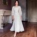 Style 2026 Square Neck Long Dress European And American Waist-Cinching Fairy Lace-Up New Floral Pattern Export_ecoleips.com
