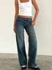 Women's Clothing Women's Denim New Women's Straight Jeans_ecoleips.com