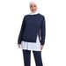 Straight Arab Sportswear Hui Muslim Solid Color Two-Piece Casual Sweatshirt Set Y020_ecoleips.com