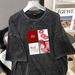 Pure Cotton Mid-Length Half-Sleeve T-Shirt For Women, Summer New European And American Style, Loose Fit, Versatile,_ecoleips.com
