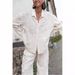 Women's Clothing Fashionable Silk Cotton Jacquard Two-piece Set _ecoleips.com