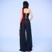 Ins Style 2025 Autumn New Fashion Personality Denim Tube Top Vest Women Loose Wide-Leg Long Pants Set_ecoleips.com