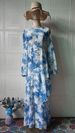 Modest Abaya Dress Women's Floral Print Chiffon Dress Spring Season Designed_ecoleips.com