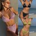 2025 Women's Sexy Sequin Two Piece Swimsuit Bikini Halter Neck European American Style TUME Cross Border E Commerce_ecoleips.com