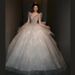 Women's Clothing Long Sleeved Wedding Dress Bride High Quality Texture Heavy Luxury Long Tail Small High End Dress_ecoleips.com