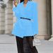 2025s FD1456 2025 Spring New Women's Fashion Style Wave Point Collar Long Sleeve Suit Coat_ecoleips.com
