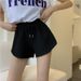 Women's High-Waisted A-Line Athletic Shorts plus Size Loose Casual Fitness Running Thin Summer Wide Leg Pants_ecoleips.com