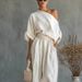European And American Cross-border Spring New Solid Color Elegant Off-shoulder T-shirt Versatile Casual Loose_ecoleips.com