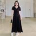 French High-End Leisure 2025 Summer New Slim Fit And Slimming Short Sleeved Top, Half Skirt Two-Piece Set_ecoleips.com