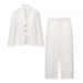 Women's Versatile Stand Collar Suit Jacket And Trousers Set Best Selling Commuter Clothing Manufacturer_ecoleips.com