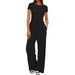 Women's Wide Leg Pants Long Sleeved Solid Color Casual Suit European And American Style Spring Summer Commuter Fashion 2026 New_ecoleips.com