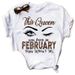 women's Clothing, Round Neck, Vintage Plus-size Eyelash Short-sleeve T-shirt For Women, European And American Style_ecoleips.com