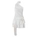 Women's High-End Satin Off-Shoulder Dress Backless Sexy French Temperament_ecoleips.com