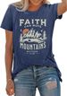 BLACKOO Women Graphic T-Shirts Cute Tees Summer Causal Tops_ecoleips.com