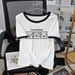 Women's Slim-Fit Sporty Shorts & Contrast Collar T-Shirt Set – Lightweight Summer Outfit With Breathable Fabric_ecoleips.com