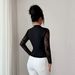 Women's Casual Long Sleeve T-Shirt Top Lace Hollow out Patchwork Design Autumn New Arrival Cross Border for Europe And America_ecoleips.com