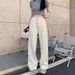 ng2510292 Ng2510292 Ng2510292 Heavy Jacquard Jeans For Women, 2025 New Model, Ins-style Design, Slimming Straight-, Versatile_ecoleips.com