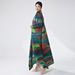 Middle Eastern Women's Fashion For Foreign Trade, Muslim Arab Robe With Printed Patterns, Loose-fitting, Elegant,_ecoleips.com