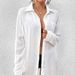 Women's Clothing Bamboo Cotton Shirt Style Sun Protection Shirt Beach Cover Up Holiday Bikini Swimsuit Outerwear_ecoleips.com