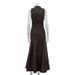 TARUXY PU Leather Sleeveless Vest Dress Women's Stylish Stand Collar High Waisted Sexy Bodycon Maxi Dress Summer Street Dress_ecoleips.com