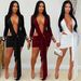Elegant V-Neck Ribbon Tie Dress For Women - Stretchy Bodycon Mini Dress With Long Sleeves, Flowy Hemline (Black/Burgundy/White)_ecoleips.com