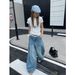 ICC Early Spring New Style Relaxed Fit Oversized Balloon Pants With Three-dimensional Segmentation Loose Jeans For Women_ecoleips.com
