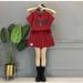 Women's Clothing Fashion Casual Sports Suit Letter Half Sleeve Top Slim Shorts Two Piece Suit_ecoleips.com