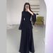European And American 2025 Autumn Slim-Fit Fashionable Elegant Long-Sleeve Long Dress With_ecoleips.com