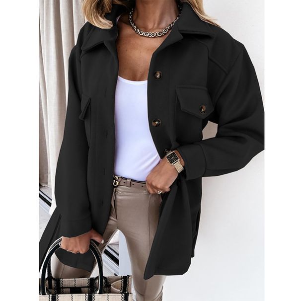 Women's Belted Wool-Blend Trench Coat – Single-Breasted Notch Lapel Long Sleeve Jacket, Elegant & Versatile (7 Colors, S-3XL)_ecoleips.com