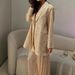 Women's Clothing Fashion Women's Sequined Suit Jacket Casual Trousers Suit Temperament Versatile Sequined Top Wide Leg Pants Women_ecoleips.com