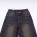 European And American Washed Distressed High-waisted Fashion Jeans For Women, Unique Trendy Street Style Versatile_ecoleips.com