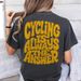 Cycling Lover Gift Retro Cycling Tee Cyclist Gift Vintage Bike Rider Shirt Funny T-Shirt Road Bike Lover Top Oversized T Shirt_ecoleips.com