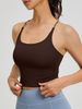 K Thin Shoulder Strap Sports Underwear Women's Chest Mat Fitness Yoga Back Tank Top_ecoleips.com