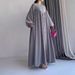 Muslim Dress Women Elegant Middle Eastern Muslim Abaya – Flowy Skirt Modest Dress For Women (S-XXL)_ecoleips.com