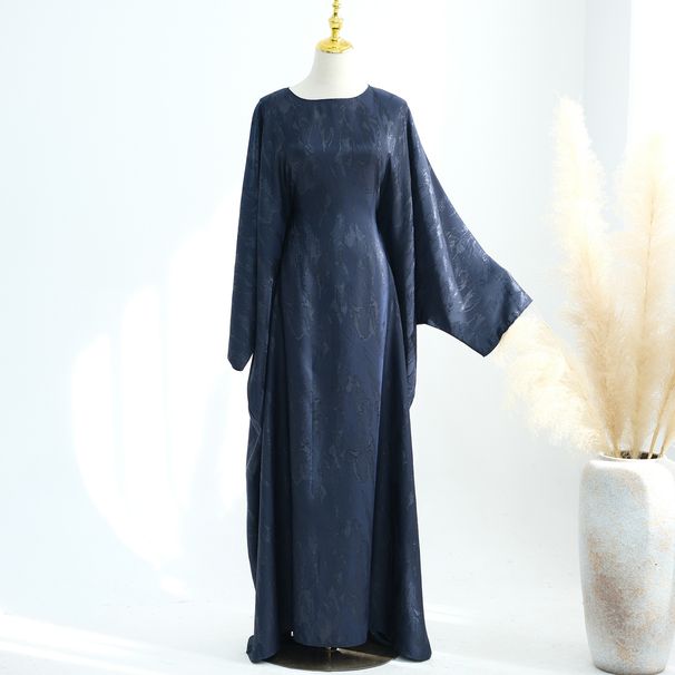 Women's Clothing Loriya Plus Size Fashion Print Dress Women's Clothing Muslim Fashion Modest Abaya Dress_ecoleips.com