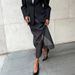 Talenza Mesh Patchwork Skirt Women's See Through Double-Layer Design High Waist Skirt Female Fashion Casual Slit Long Skirt 2025_ecoleips.com