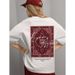 Unique Fashionable 100% Cotton Short Sleeve T-Shirt European And American Style Retro Oversized Versatile Top Trendy_ecoleips.com