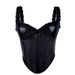 Women's Clothing Leather Lace Suspenders Inner Tops Slim Fit High End Herringbone Bra Outer Wear_ecoleips.com