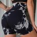 Women's Clothing Tie Dye High Waist Shorts For Women Sports Peach Hips And Abdomen Yoga Shorts Quick Drying Fitness Training Tie Dye Pants_ecoleips.com