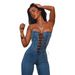 Women's Clothing Crotch Tight Jumpsuit Spring And Autumn Sexy Backless Top Jumpsuit Denim Flared Pants_ecoleips.com