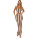 041770Freet 2025 Summer New Crop Backless Color Woven Tube Top Dress Set For Women_ecoleips.com