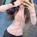 Lulu-style Define Yoga Jacket With Embossed Logo, Stand-up Collar, Women's Top, Fitness, Waist-slimming, Butt-lifting,_ecoleips.com