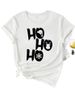 European And American Cross-border Foreign Trade Women's Clothing Christmas-themed Round-neck Printed Short-sleeve_ecoleips.com