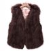K Faux Fur Coat Vest For Women; Warm Vest Coat_ecoleips.com