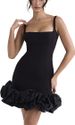 Verve 2025 Women's Strap Tube Top Ruffle Sexy Short Party Little Dress_ecoleips.com
