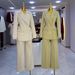 Professional Formal Suit Set for Women with Lace Trim High-End Solid Color Straight Leg Trousers Versatile New 2026_ecoleips.com