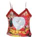 European And OM Trend Brand INS Oil Painting Full Print Pure Desire Style American Retro Y2K Sweet Lace Trim Tank Top_ecoleips.com