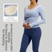 Women's Color Block Yoga Suit Nude Fit Slimming Pilates Training Sports Running Fitness Set_ecoleips.com
